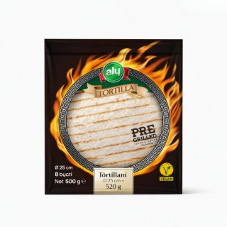 ALI Tortilla Grilată Ø25 cm × 8 bucăți, 520 g