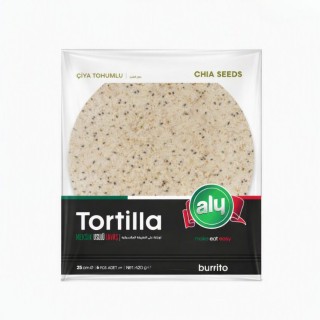 ALI Tortilla cu semințe de chia Ø25 cm × 6 bucăți, 420 g