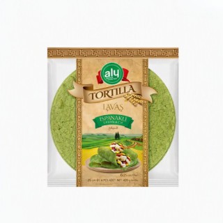 ALI Tortilla cu spanac Ø25 cm × 6 bucăți, 420 g