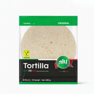 ALI Tortilla din grâu Ø25 cm × 10 bucăți, 650 g