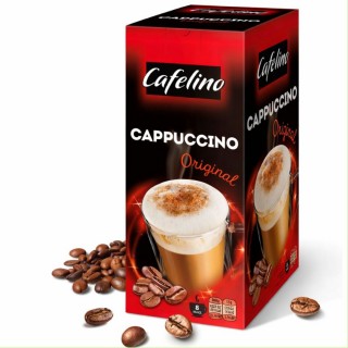 Cafelino – Băutură instant Cappuccino Original 17 g – 8 bucăți în cutie