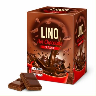 LINO – Băutură instant cu ciocolată 25 g – 10 bucăți în cutie