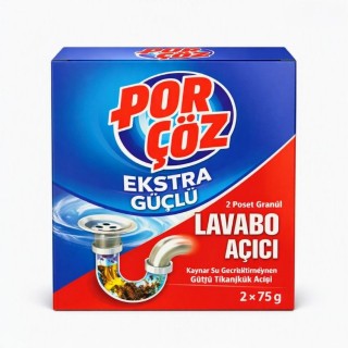 PORÇÖZ - Desfundator Granulat pentru Canale - 2 x 75g