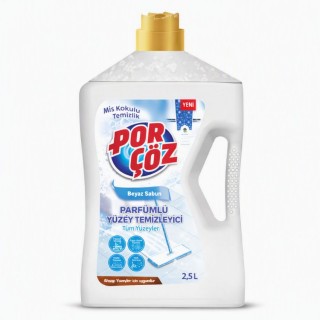 PORÇÖZ - Detergent pentru curățarea suprafețelor – Săpun Alb - 2,5L