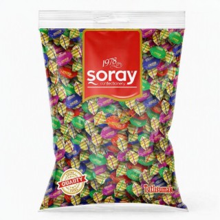 SORAY Confectionery Alibon bomboane tari cu fructe Mini Lux, 1 kg