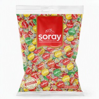 SORAY Confectionery Alibon bomboane tari cu fructe, 1 kg