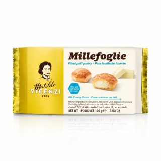 Snack Millefoglie – Biscuiți cu cremă de lapte - 100 g