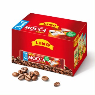 Băutură instant de cafea 3 în 1 Lino Mocca Classic 17 g – 20 buc. în cutie