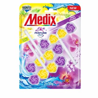 MEDIX WC BLOCK Exotic Fruits & Wild Orchid 3 x 55