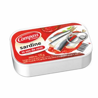Sardine în sos de roșii - 125g